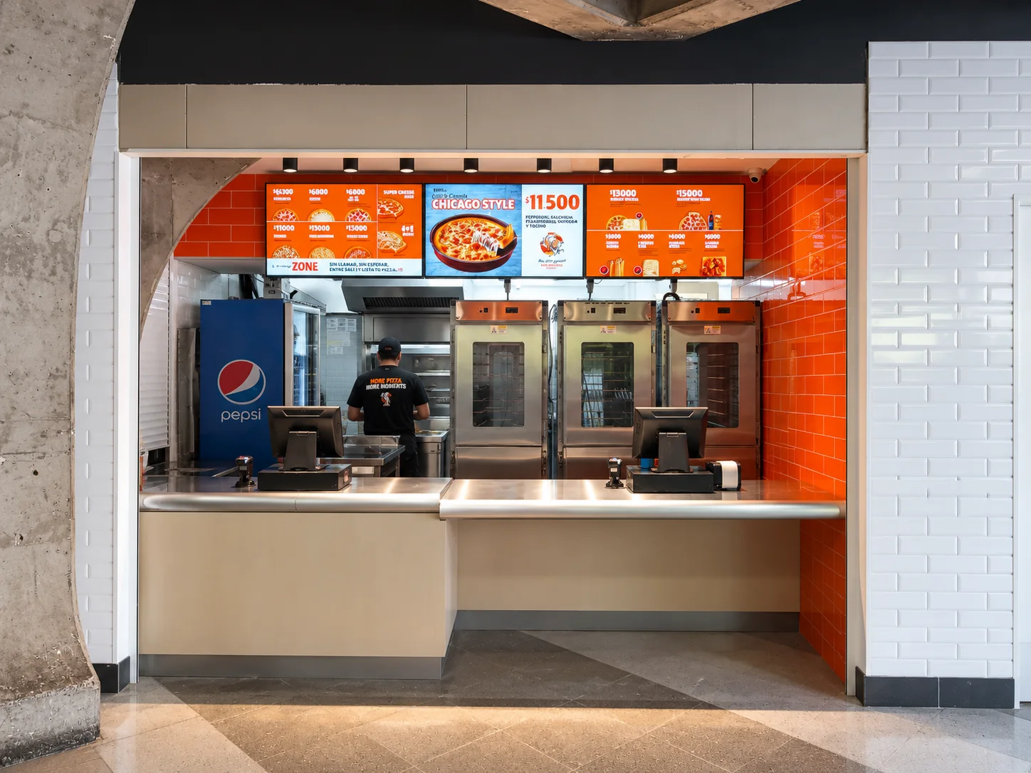 Frente operativo de Little Caesars Subcentro habilitado por COESA